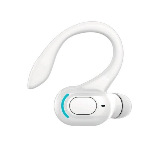Casque Cool Midway sans fil Bluetooth avec micro et bouton de contrôle blanc