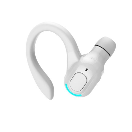 Casque Cool Midway sans fil Bluetooth avec micro et bouton de contrôle blanc