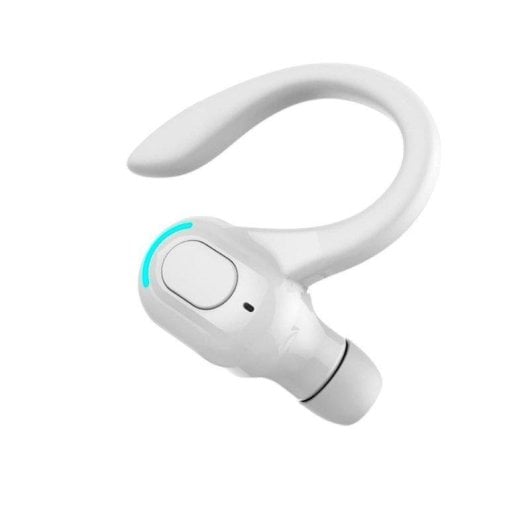 Casque Cool Midway sans fil Bluetooth avec micro et bouton de contrôle blanc