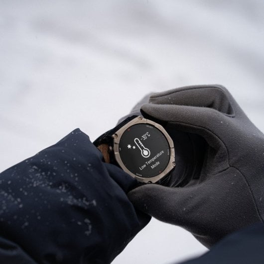 Amazfit T-Rex Ultra 2 GPS NFC 51mm AMOLED Titan Schwarz Braun Einheitsgröße 10ATM Wasserdicht