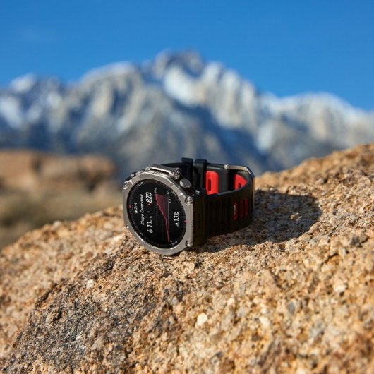 Amazfit T-Rex Ultra 2 GPS NFC 51mm AMOLED Titan Schwarz Braun Einheitsgröße 10ATM Wasserdicht