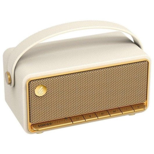 Altifalantes Edifier Portáteis Bluetooth 40W MDF Hi-Res Ivory com microSD