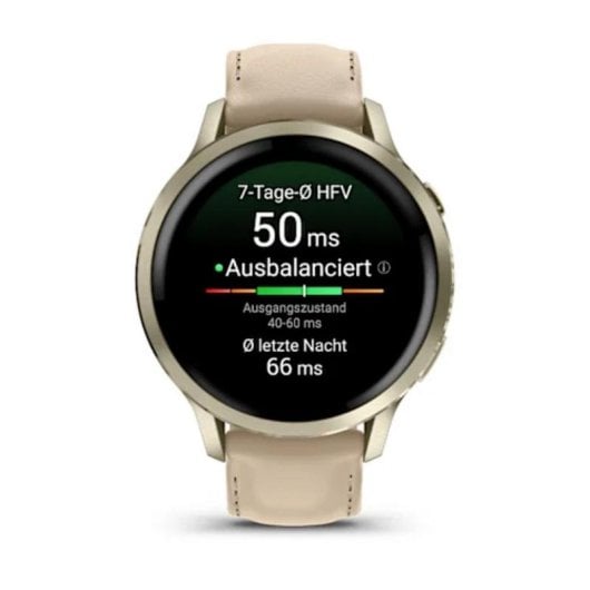 Garmin Venu 4 Bluetooth GPS 41mm AMOLED Ouro Areia Resistência Água 5ATM SpO2 Pulsómetro