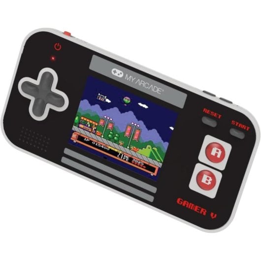 My Arcade Gamer V Classic Portátil 220 Juegos Pantalla LCD Negro Gris Rojo