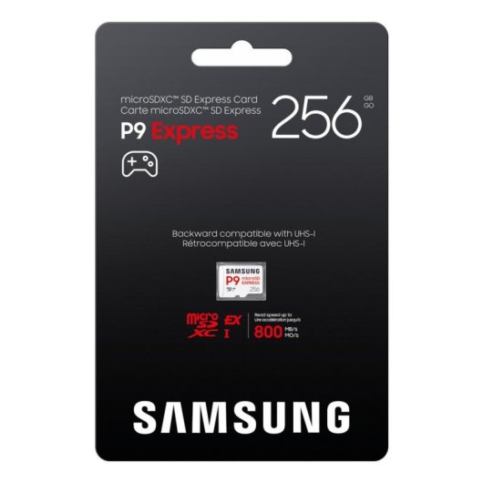 Carte microSD Samsung P9 Express MB-MK256T 256GB 800MB/s U3 V30 A1 Blanc