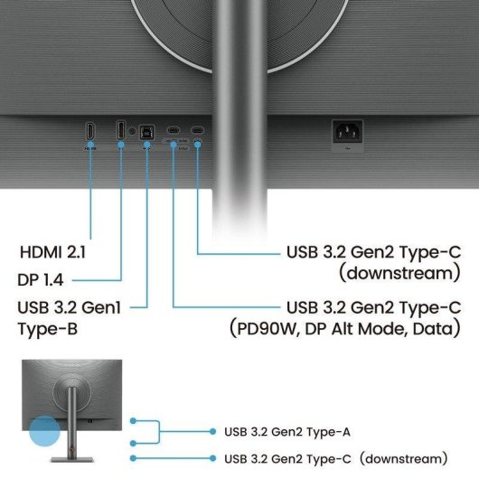 Écran PC BenQ RD280UG 28,2'' Ultra HD 4K+ 120Hz IPS Nano Matte MoonHalo KVM