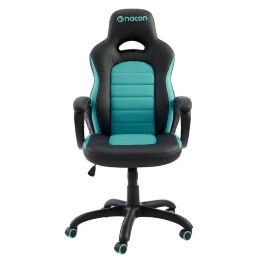 Silla gaming Nacon CH-350 ergonómica acolchada negro turquesa 100 kg