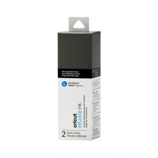 Vinile termotrasferibile Cricut Infusible Ink Grigio 114 mm x 305 mm 2 fogli