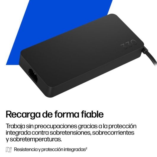 HP Cargador para portátil de 330 W Conector de 4,5mm Compatible con portátiles HP Carga rápida Negro