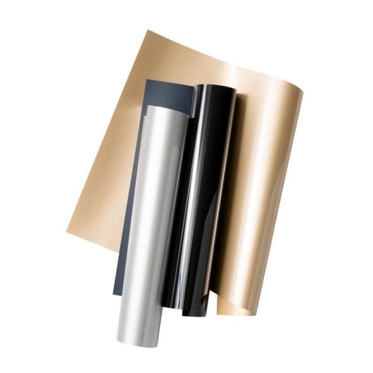 Vinile termoadesivo Cricut Joy Xtra Nero Oro Argento brillante lavabile