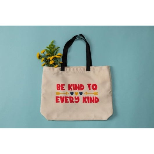 Bolso grande Cricut Infusible Ink Tote Blank poliéster beige lavable