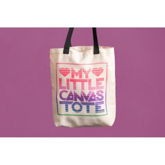 Bolso grande Cricut Infusible Ink Tote Blank poliéster beige lavable