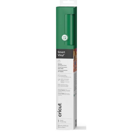 Vinyle adhésif Cricut Smart Vinyl Vert Mat Permanent 330 mm