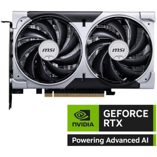 Carte Graphique MSI GeForce RTX 5060 8G VENTUS 2X 8GB GDDR7 Reflex 2 RTX AI DLSS4