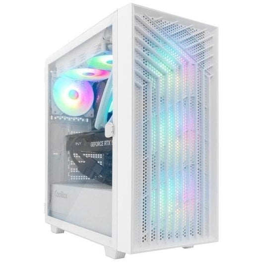 PC fisso Deep Gaming Vortex Intel Core i7-14700F 32GB 1TB SSD RTX 5060 Windows 11 Pro Bianco