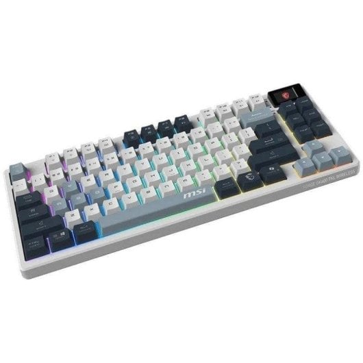 Tastiera MSI FORGE GK600 TKL meccanica wireless RGB con display e hot-swap