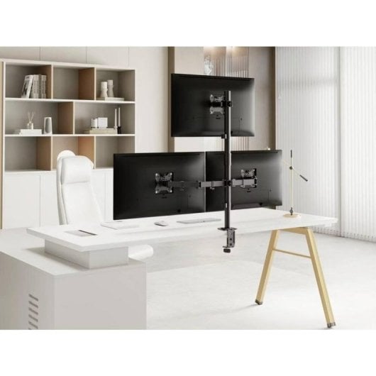 Roline SP-13776148 Monitorhalterung Tisch 17 bis 32 Zoll VESA 75x75 bis 100x100 Max 10kg x3