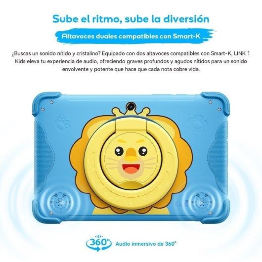 Tablet Blackview Link 1 Kids WiFi 8,68" 4GB 64GB Viola Stylus Pen