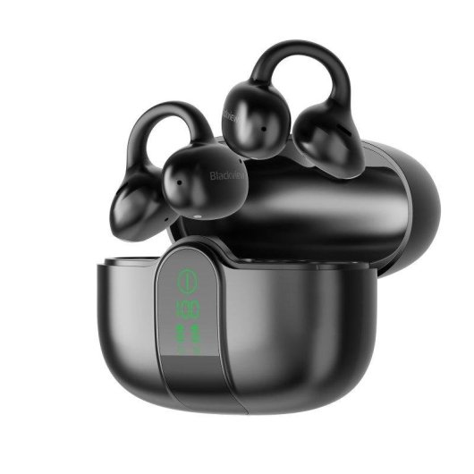Kopfhörer Blackview AirBuds 15 kabellos Bluetooth 6.0 Offenes Clip-Design ENC IPX5 Schwarz