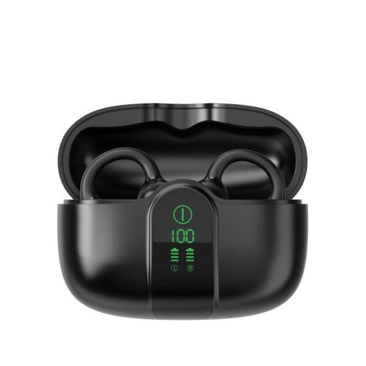 Kopfhörer Blackview AirBuds 15 kabellos Bluetooth 6.0 Offenes Clip-Design ENC IPX5 Schwarz
