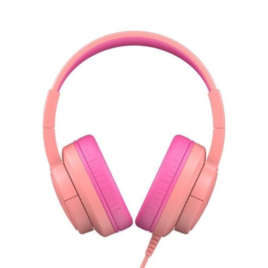 Casque Blackview FitBuds K1 filaire Jack 3,5 mm pour enfants avec micro rose