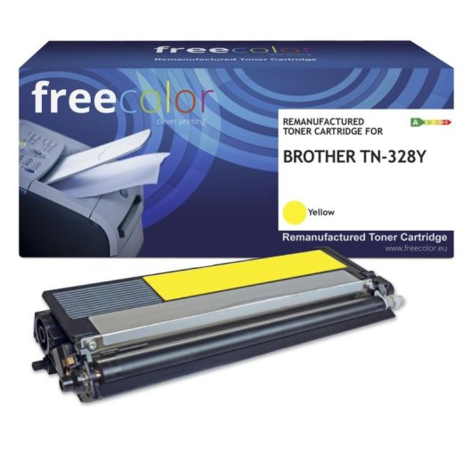 Cartucho de tóner Freecolor K15453F7 Amarillo compatible Brother 6000 páginas