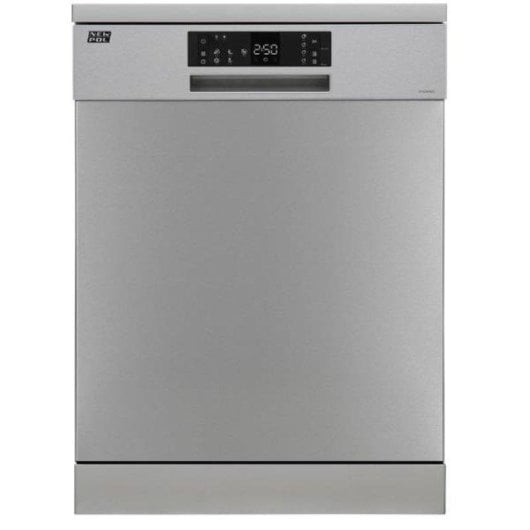 Geschirrspüler New Pol NWD605DX 12 Maßgedecke E Delay Timer Hygiene Edelstahl