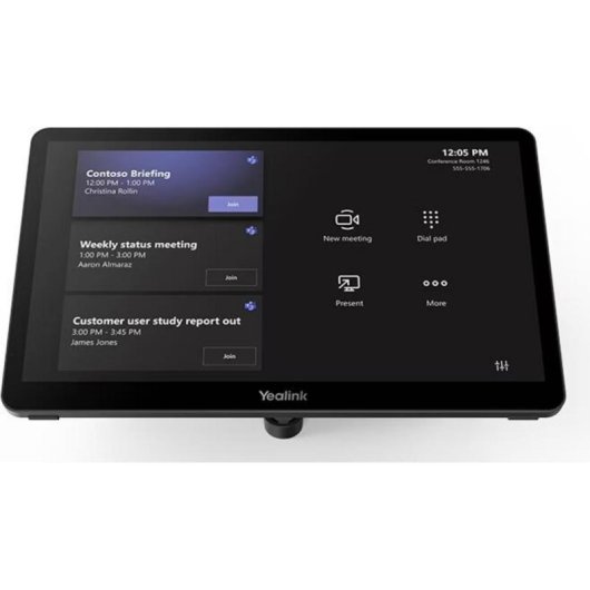 Console tactile Yealink MTouch Plus-MB 11,6 pouces optimisée Microsoft Teams