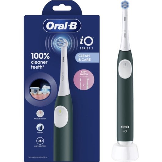 Cepillo dental eléctrico Oral-B iOS2.1C9.0 Forest Green presión y temporizador