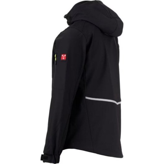 Softshelljacke Payper S01056-P229-14000 Herren Schwarz Kapuze Wasserdicht