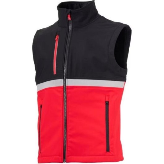 Softshelljacke Payper S00804-0489-03015 Herren Nylon Elastisch Wasserdicht Rot Schwarz M