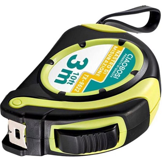 Cinta métrica Avizar TX-9622 3 m auto-lock ABS acero negro