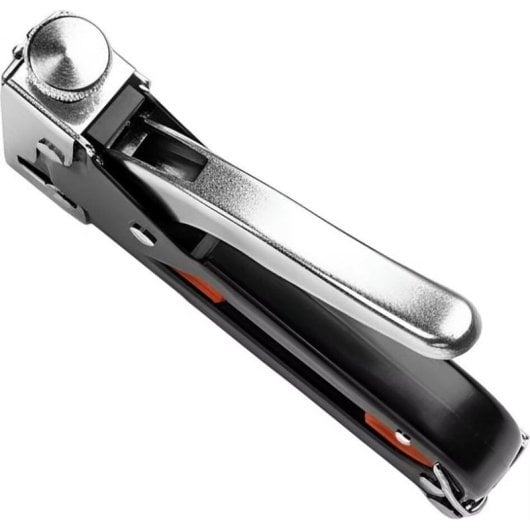 Tacker manual Avizar TX-8962 pressão ajustável aço inoxidável preto