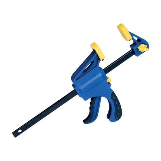 Abrazadera Rapid 5001717 Mini Einhandzwinge 10 cm ouverture bleue compacte
