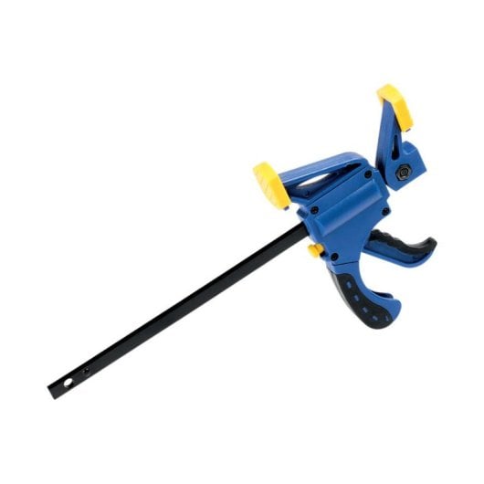 Abrazadera Rapid 5001717 Mini Einhandzwinge 10 cm ouverture bleue compacte