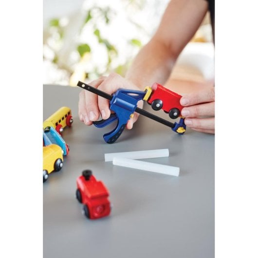 Abrazadera Rapid 5001717 Mini Einhandzwinge 10 cm ouverture bleue compacte
