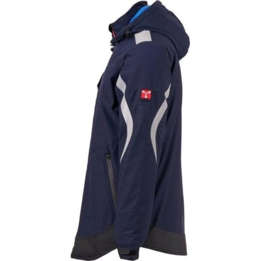 Softshell-Arbeitsjacke Payper S01033-P226-08017 Herren Navy Kapuze abnehmbar