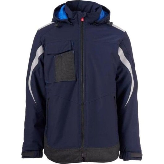 Softshell-Arbeitsjacke Payper S01033-P226-08017 Herren Navy Kapuze abnehmbar