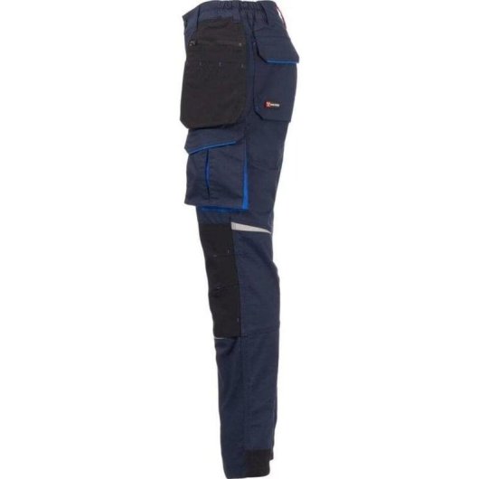 Arbeitsshorts Payper S00944-P138-08020 Unisex Stretch Ripstop Blau Schwarz