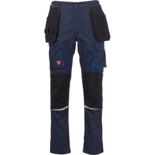 Arbeitsshorts Payper S00944-P138-08020 Unisex Stretch Ripstop Blau Schwarz