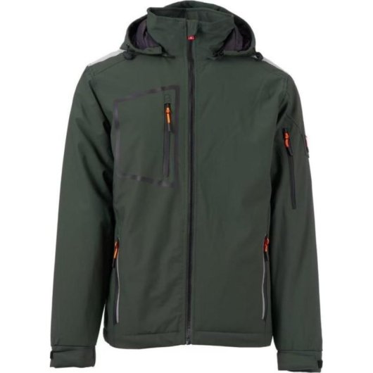 Softshelljacke Payper S01035-P226-07057 3XL wasserdicht atmungsaktiv Kapuze abnehmbar