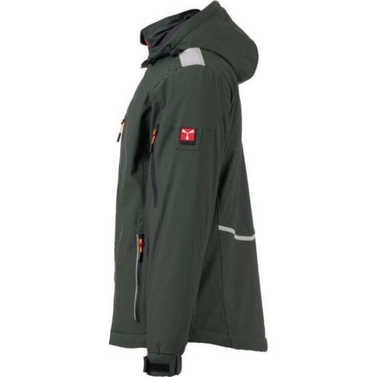 Softshelljacke Payper S01035-P226-07057 3XL wasserdicht atmungsaktiv Kapuze abnehmbar