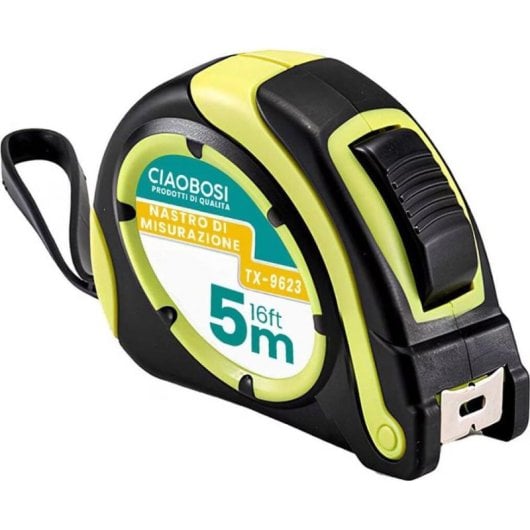 Cinta métrica Avizar TX-9623 5 m auto-lock ABS y acero negro