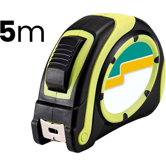 Cinta métrica Avizar TX-9623 5 m auto-lock ABS y acero negro