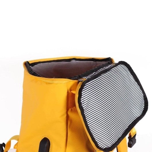 Mochila Anemoss 15 pouces jaune imperméable ergonomique polyester