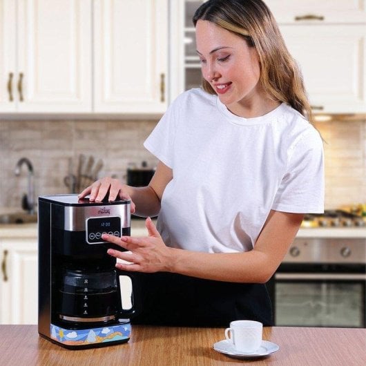 Cafetière à filtre Any Morning 1,5 L 10 Tasses 900W programmable écran tactile anti-goutte