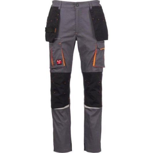 Arbeitshose Payper S00942-P025-13010 Unisex Stretch Multitaschen Reflektierend