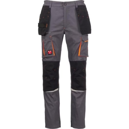 Arbeitshose Payper S00942-P025-13010 Unisex Stretch Multitaschen Reflektierend