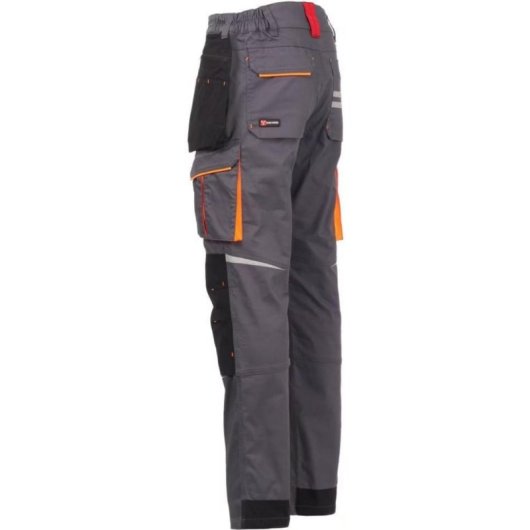 Arbeitshose Payper S00942-P025-13010 Unisex Stretch Multitaschen Reflektierend