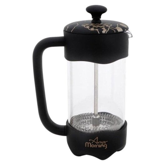 Máquina de café de êmbolo Any Morning 350 ml aço inoxidável vidro borossilicato fácil limpeza